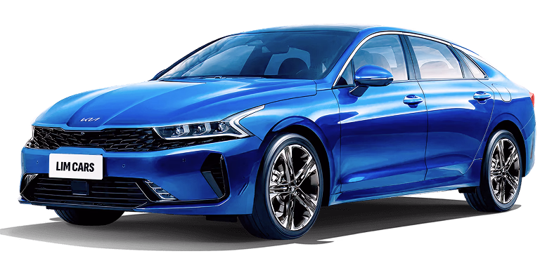 Синий автомобиль LIMCARS